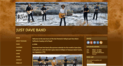 Desktop Screenshot of justdaveband.com